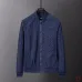 Gucci GG Monogram Baseball-Collar Jacket, Black, Navy Blue #B68003