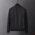 Gucci GG Monogram Baseball-Collar Jacket, Black, Navy Blue #B68003