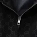 Gucci GG Monogram Stand-Collar Zip-Up Jacket, Black #B68001