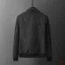 Gucci GG Monogram Stand-Collar Zip-Up Jacket, Black #B68001