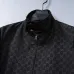 Gucci GG Monogram Stand-Collar Zip-Up Jacket, Black #B68001
