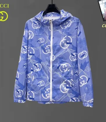  Luxury Brand Signature Pattern Hooded Jacket - Lightweight UV Protection #A53151