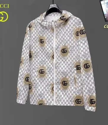  Luxury Brand Signature Pattern Hooded Jacket - Lightweight UV Protection #A53153