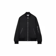 Loewe Bomber Jacket With Anagram Embroidery, Black #B68286