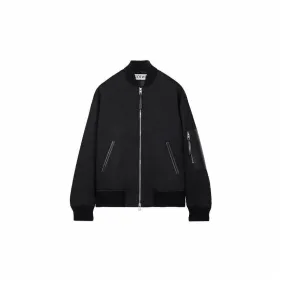 Loewe Bomber Jacket With Anagram Embroidery, Black #B68286 Loewe Bomber Jacket With Anagram Embroidery, Black #B68286