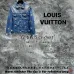 LV x Pharrell Animal Embroidered Loose Denim Jacket #B67464