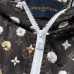 Louis Vuitton 2026 Fall‑Winter Daisy Floral Print Zip‑Up Hooded Jacket, Brown #B67998
