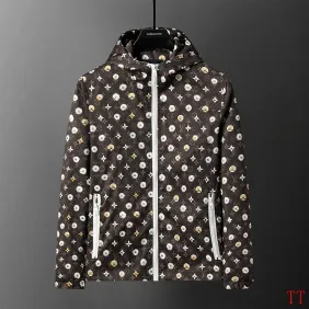 Brand L 2026 Fall‑Winter Daisy Floral Print Zip‑Up Hooded Jacket, Brown #B67998 Brand L 2026 Fall‑Winter Daisy Floral Print Zip‑Up Hooded Jacket, Brown #B67998