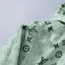 Louis Vuitton 2026 Fall‑Winter Monogram Zip‑Up Hooded Jacket Men Outerwear, Green #B67996