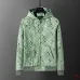 Louis Vuitton 2026 Fall‑Winter Monogram Zip‑Up Hooded Jacket Men Outerwear, Green #B67996