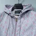 Louis Vuitton All‑Over Print Hooded Zip‑Up Windbreaker Jacket Men Casual Outerwear, Light Purple #B67989