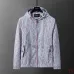 Louis Vuitton All‑Over Print Hooded Zip‑Up Windbreaker Jacket Men Casual Outerwear, Light Purple #B67989
