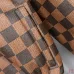 Louis Vuitton Brown Damier Check Collared Varsity Jacket #B68983