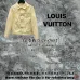 Louis Vuitton Cream Lapel Single‑Breasted Denim Jacket #B67447