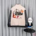 Louis Vuitton Cream Wool Leather Sleeve Heavy Embroidery Varsity Jacket #B68984