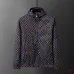 Louis Vuitton Damier Polka-Dot Hooded Jacket, Brown Blue #B67997
