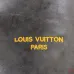 Louis Vuitton Heavy Embroidery Grey Faux Leather Varsity Jacket #B68981