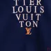 Louis Vuitton Runway Navy Wool Blend Varsity Jacket #B68980