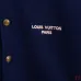 Louis Vuitton Runway Navy Wool Blend Varsity Jacket #B68980