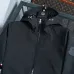 Moncler Embossed‑Logo Hooded Full‑Zip Windbreaker Jacket, Black #B68278