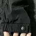 Moncler Hooded Full‑Zip Windbreaker Jacket, Black #B68267