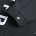 Moncler Letter‑Print Hooded Full‑Zip Windbreaker Jacket, Black #B68284