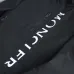 Moncler Letter‑Print Hooded Full‑Zip Windbreaker Jacket, Black #B68284