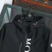 Moncler Letter‑Print Hooded Full‑Zip Windbreaker Jacket, Black #B68284