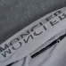 Moncler Letter‑Print Hooded Full‑Zip Windbreaker Jacket, Light Gray #B68282