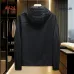 Moncler Men’s Lightweight Hooded Windbreaker, Black &amp; White #B67690