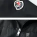 Moncler Men’s Lightweight Hooded Windbreaker, Black &amp; White #B67690