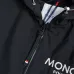 Moncler Printed‑Logo Hooded Full‑Zip Windbreaker Jacket, Black #B68276