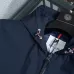 Moncler Printed‑Logo Hooded Full‑Zip Windbreaker Jacket, Navy #B68277