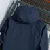Moncler Printed‑Logo Hooded Full‑Zip Windbreaker Jacket, Navy #B68277