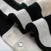 Off-White Cream Dark Green Sleeve Heavy Embroidery Varsity Jacket #B68988