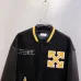 Off-White Yellow Arrow Embroidered Varsity Jacket, Black #B69189