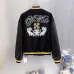 Off-White Yellow Arrow Embroidered Varsity Jacket, Black #B69189