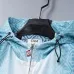 Casablanca Men Gradient Print Hooded Zip‑Up Jacket | Blue Gradient #B67959