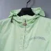 Casablanca Men Gradient Print Hooded Zip‑Up Jacket | Green‑Blue Gradient #B67960