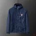 Casablanca Men Monogram Print Hooded Windbreaker Jacket | Multi‑color #B67966