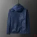 Casablanca Men Monogram Print Hooded Windbreaker Jacket | Multi‑color #B67966