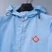 Casablanca Men Monogram Print Hooded Windbreaker Jacket | Multi‑color #B67966