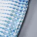 Casablanca Men Printed Hooded Zip‑Up Jacket | White‑Blue Print #B67961