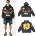 Godspeed Distressed 13 Graphic Zip‑Up Hoodie Streetwear Jacket Black #B67651