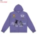 Vale Sport Equestrian Graphic Zip‑Up Hoodie Casual Jacket Red Purple Black #B67652