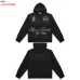 Vale Sport Equestrian Graphic Zip‑Up Hoodie Casual Jacket Red Purple Black #B67652