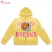 Valley Dreams Sun Graphic Zip‑Up Hoodie, 3 Colors #B67875
