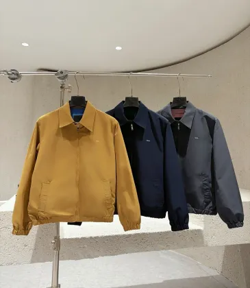 Prada Fall Winter Turn Collar Bomber Pilot Jacket, Multi Colors #B68853 Prada Fall Winter Turn Collar Bomber Pilot Jacket, Multi Colors #B68853