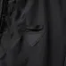 Prada Hooded Windbreaker Jacket Men Casual Zip‑Up Outerwear, Black, Navy Blue #B67984