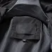Prada Hooded Windbreaker Jacket Men Casual Zip‑Up Outerwear, Black, Navy Blue #B67984